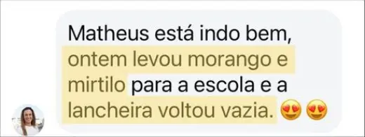 Depoimento — Lancheira voltou vazia